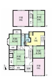 加西市北条町北条戸建の間取り画像