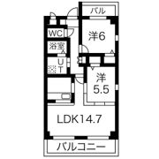 クレセール ウェストの間取り画像