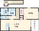 k-ideal荒尾ⅢAの間取り画像