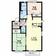 ディアス シノダ Aの間取り画像