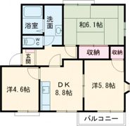 オークヒルAの間取り画像