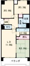 エスポア曙の間取り画像