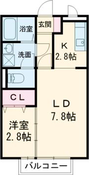 エクレールソシアⅡの間取り画像