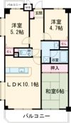 バンベール生駒の間取り画像
