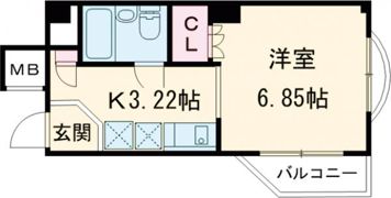 サンクラッソ阪急六甲駅前EASTの間取り画像