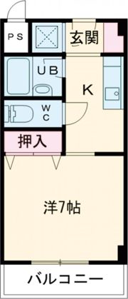 ヴェルドゥール北春日丘の間取り画像