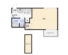 ジュネス城北新町Ⅱの間取り画像