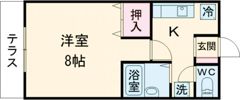 クローバーMORIの間取り画像