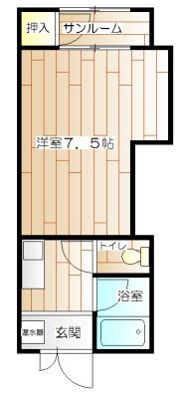ラフォーレ扇の間取り画像