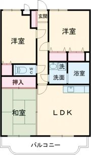 ファインフィールド・Kの間取り画像