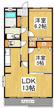 Grace Garden Aの間取り画像