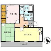 燦コーポ Bの間取り画像