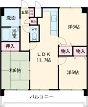 FARO戸畑駅前マンションの間取り画像