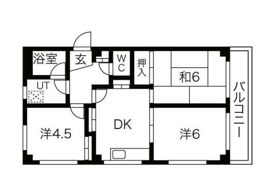 レヂデンス馬場の間取り画像