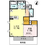 フェリオ A棟の間取り画像