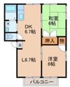 ウエストコーポの間取り画像