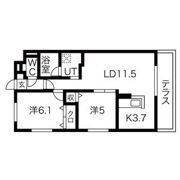 ブランシャールALAIN北24条の間取り画像