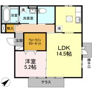 GREEN COURTの間取り画像