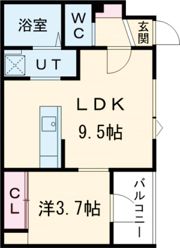 イー・エフ千歳駅の間取り画像