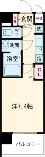 プレサンスTHE KYOTO 流雅の間取り画像