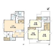 4267川越市豊田町9期8棟5号棟の間取り画像