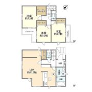4267川越市豊田町9期8棟6号棟の間取り画像