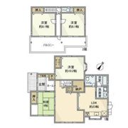 福田戸建の間取り画像