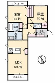 ガーデンズスクエア広の間取り画像