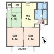 メゾン・ド・エスポワール A棟の間取り画像