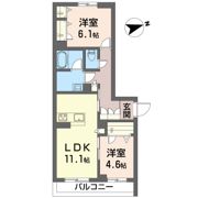 クオリスタの間取り画像