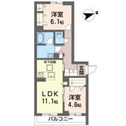 クオリスタの間取り画像