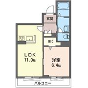 パーシモン大和の間取り画像