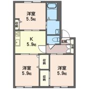 ラークスクエア Iの間取り画像