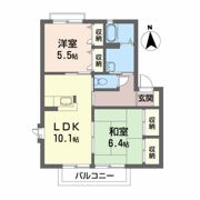 ハイツ桜池の間取り画像