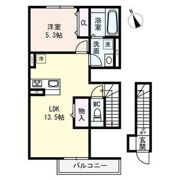 アヴァンス・イワコーの間取り画像