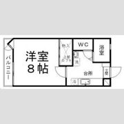 バーシティハウス原町の間取り画像