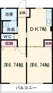 パークサイドの間取り画像