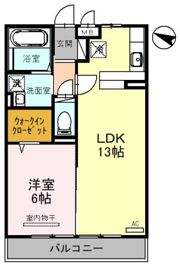 ウィスタリア Gの間取り画像