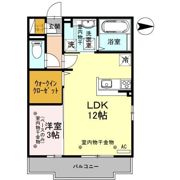 ユー・ウエストの間取り画像