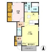アンスリール Bの間取り画像