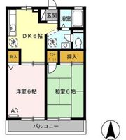 ネオアミューズ Aの間取り画像