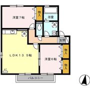 フルハウスY A棟の間取り画像