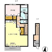 casa blanca（ｶｰｻﾌﾞﾗﾝｶ）の間取り画像