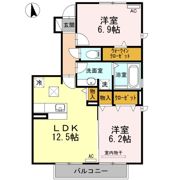ソシア・ミズノの間取り画像