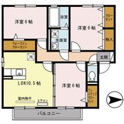 エスペランサ Bの間取り画像
