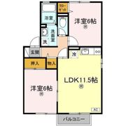 セジュールNANBAの間取り画像