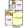 セジュールNANBAの間取り画像