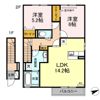 ハピネス新涯の間取り画像