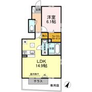 フェリスコート B棟の間取り画像