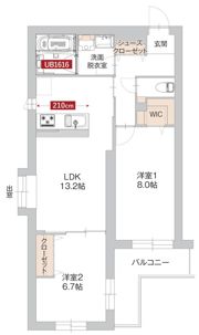 サン・ユイットの間取り画像